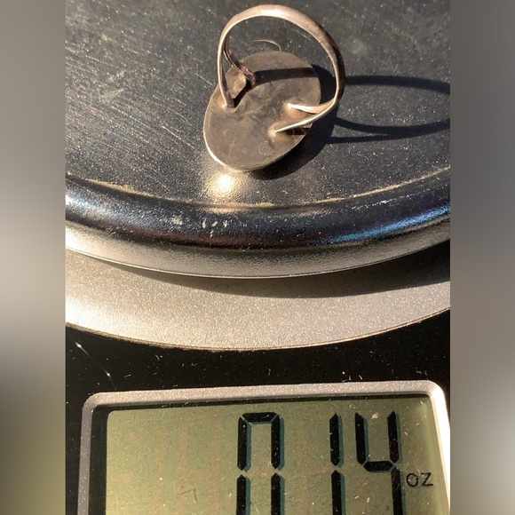 Navajo Shadowbox Turquoise Ring - Picture 5 of 5